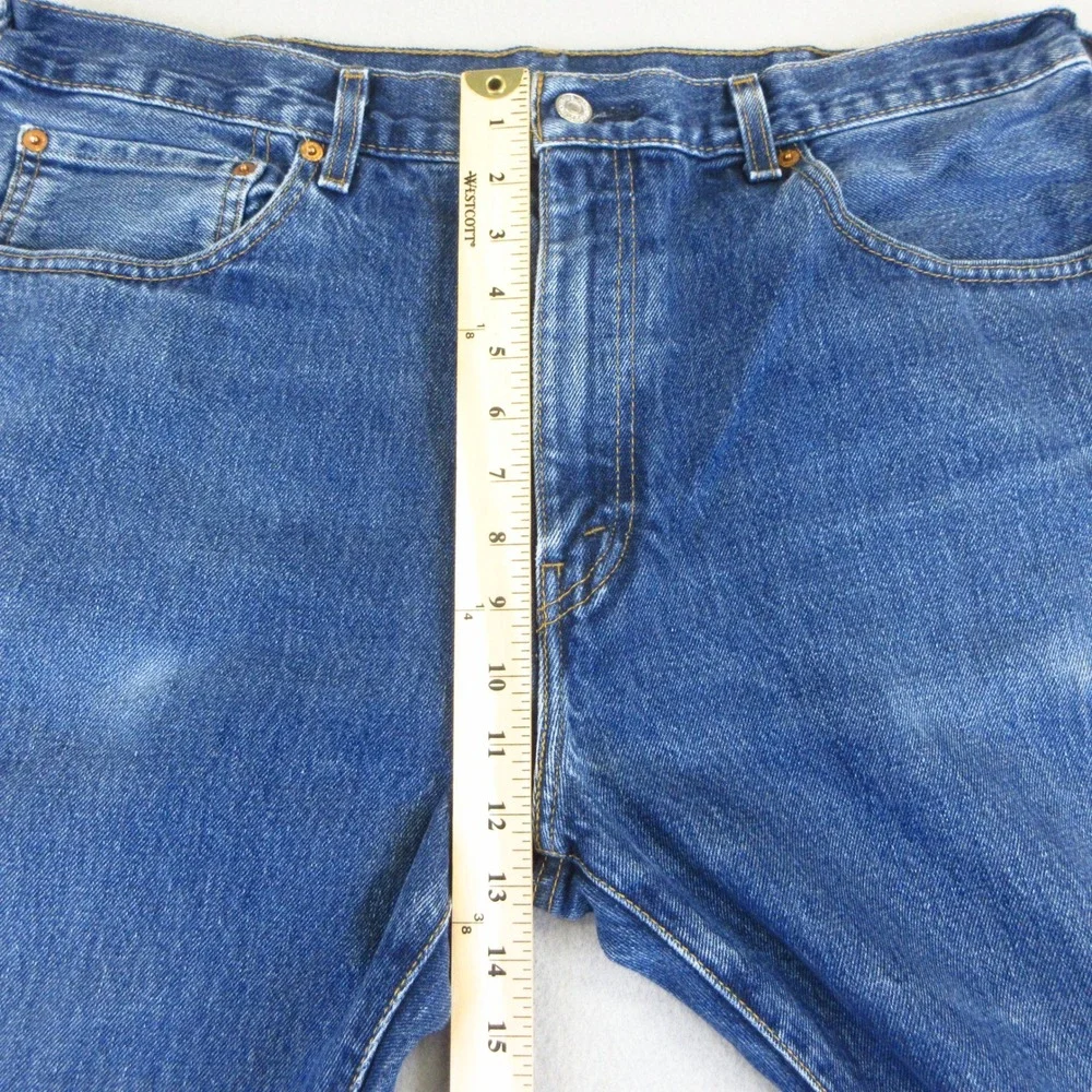 Levis 517 Bootcut Jeans Mens 38x29 Blue Medium Wash 100% Cotton Denim 00517-0216